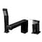Alfi Brand Black Matte 3 Hole Deck Mounted Tub Filler with Hand Held AB2322-BM - alternate 5